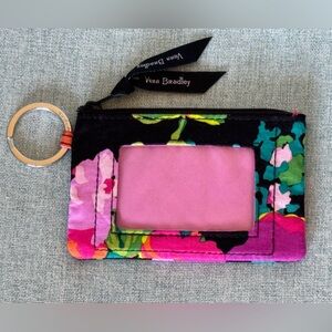 Vera Bradley Multicolor Floral Key & Card Holder NWOT